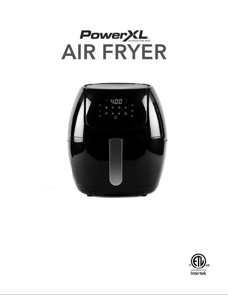 Power XL Air Fryer Manual 3